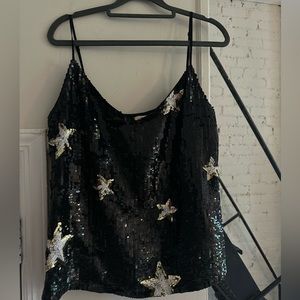 L’AGENCE Star Sequin Tank